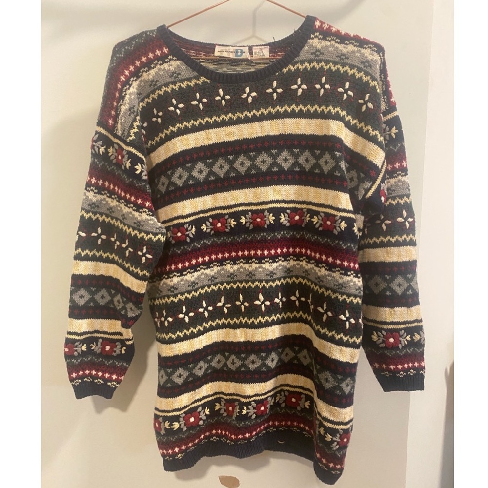 Vintage Paul Harris Design ugly sweater!
